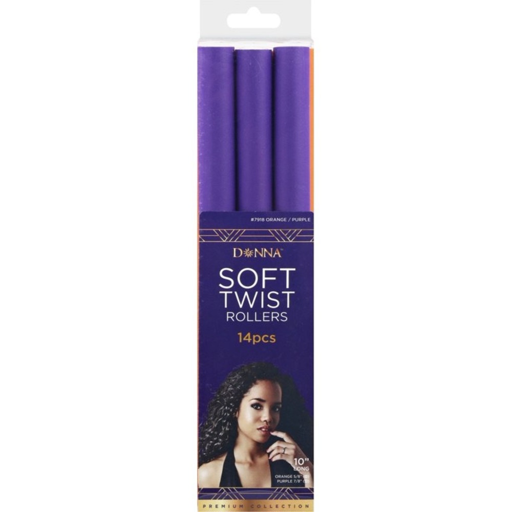 Donna Soft Twist Rollers 14pc
